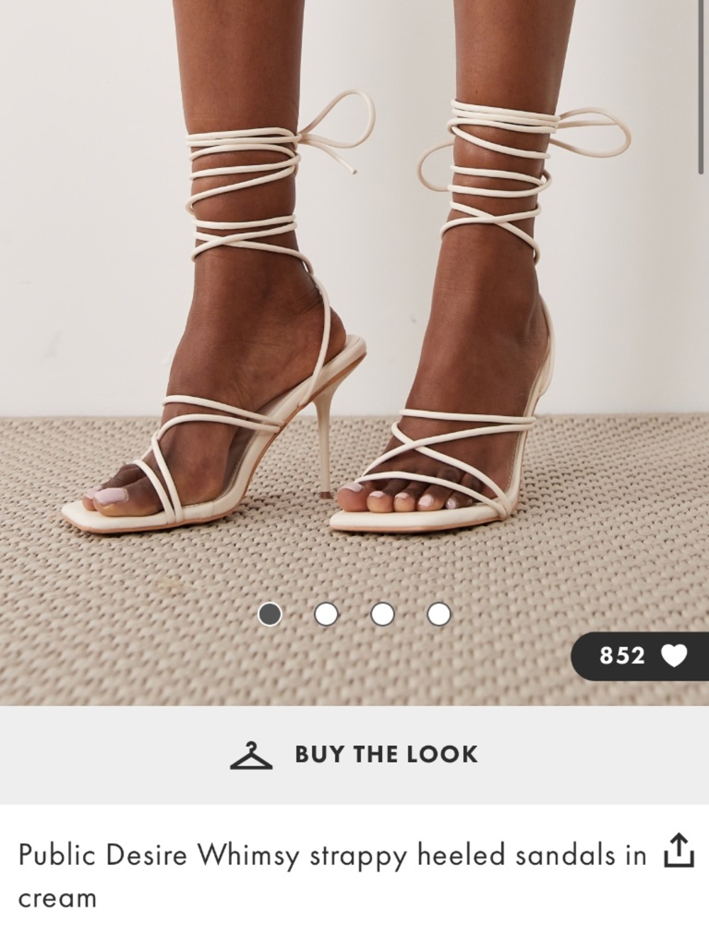 ASOS Wrapped Heel 10 - Picture 4 of 4